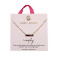 Simply Southern® Simple Words Necklace: Simple