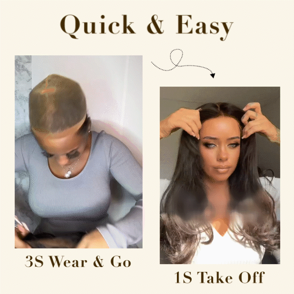 Junoda 5x5 Pre Cut Lace Pre Plucked Bleached Knots Wear & Go Glueless Kinky Curly Wig cs1