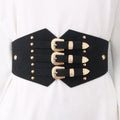 The Wide Cinch Belt — Black