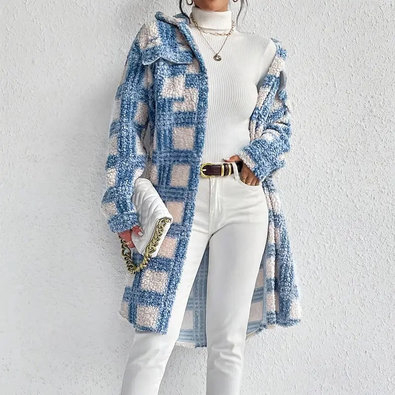 Women’s Plaid Fleece Jacket