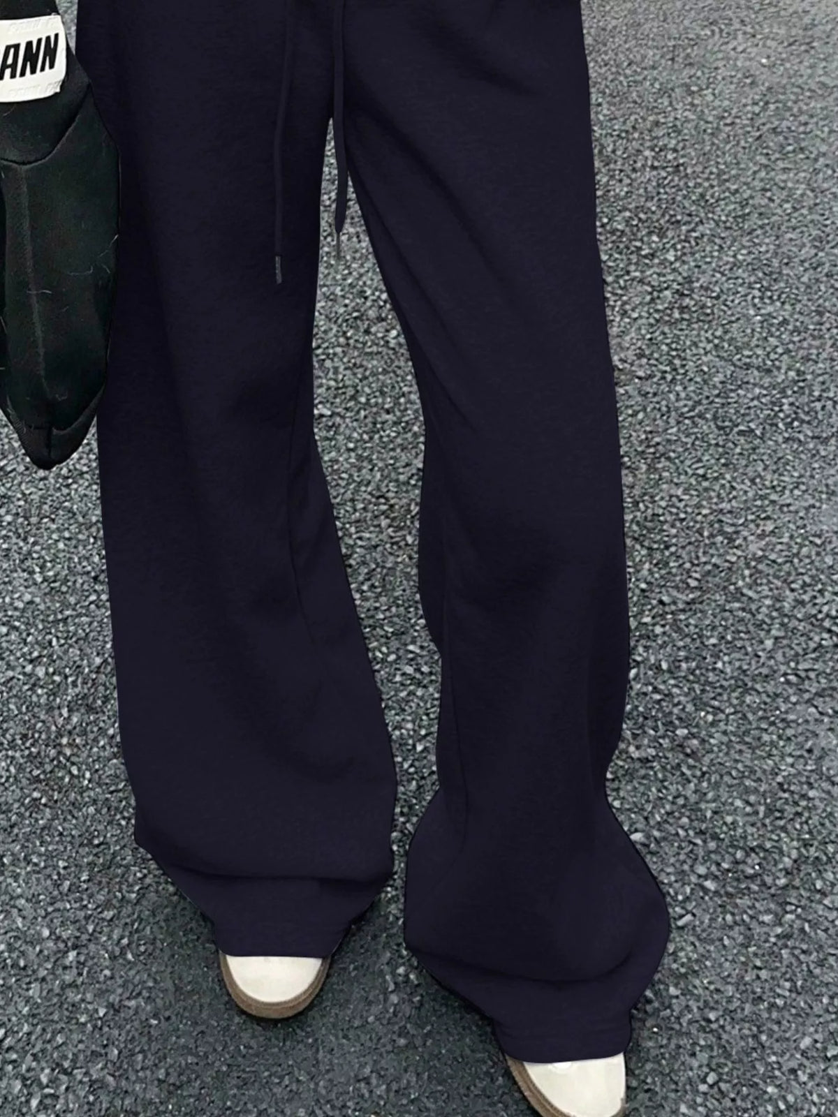 Wide Leg Drawstring Sweatpants