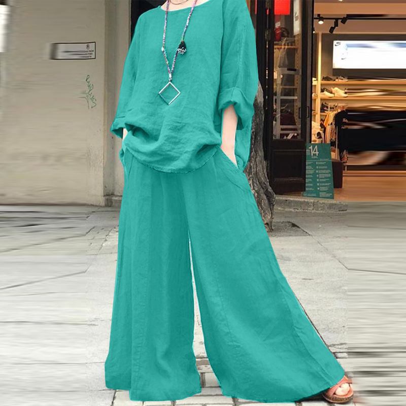 Women's Fashion Casual Loose Solid Color Suit