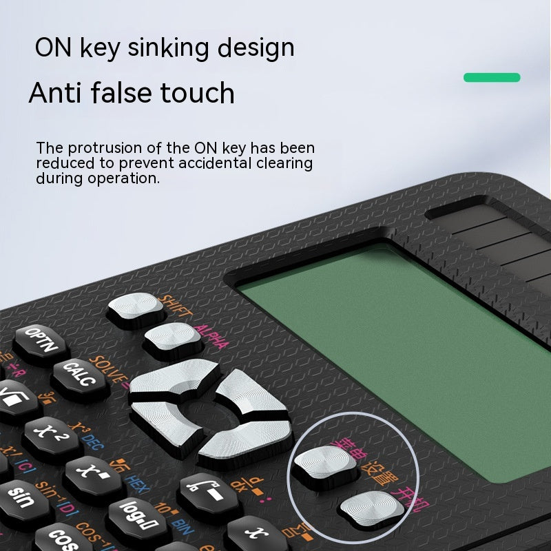 Foldable 2-in-1 Scientific Calculator and Handwriting Tablet