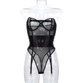 Style Transparent Invisible Strapless Bustier Corset Waist Belt Shapewear Bodysuit