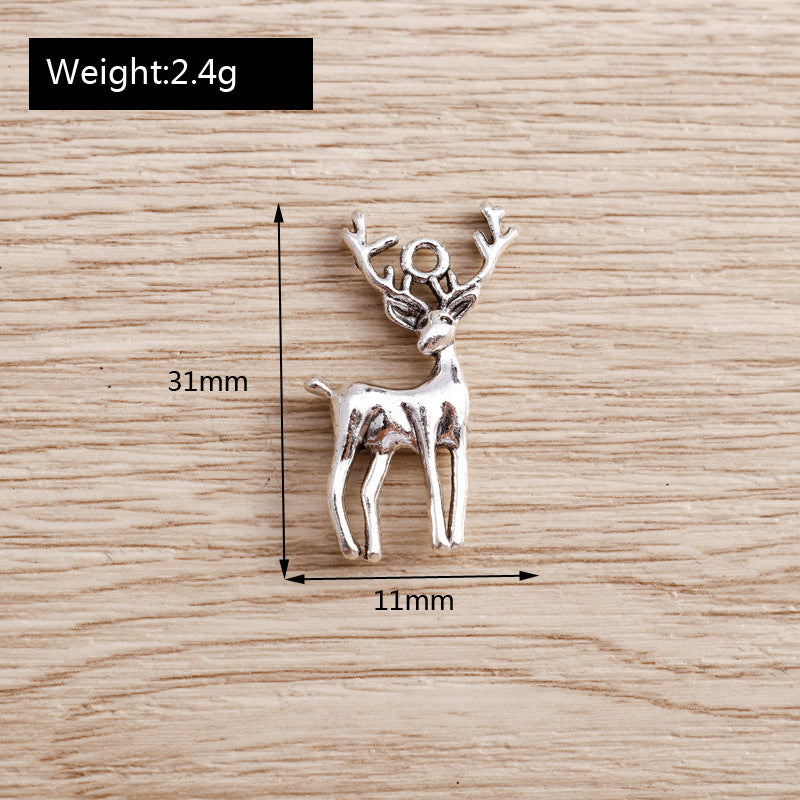 Electroplated Christmas Animal Pendant