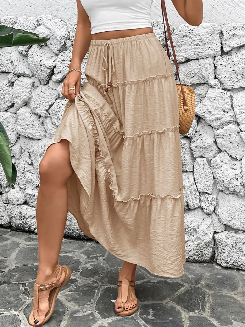 Frill Tiered Skirt