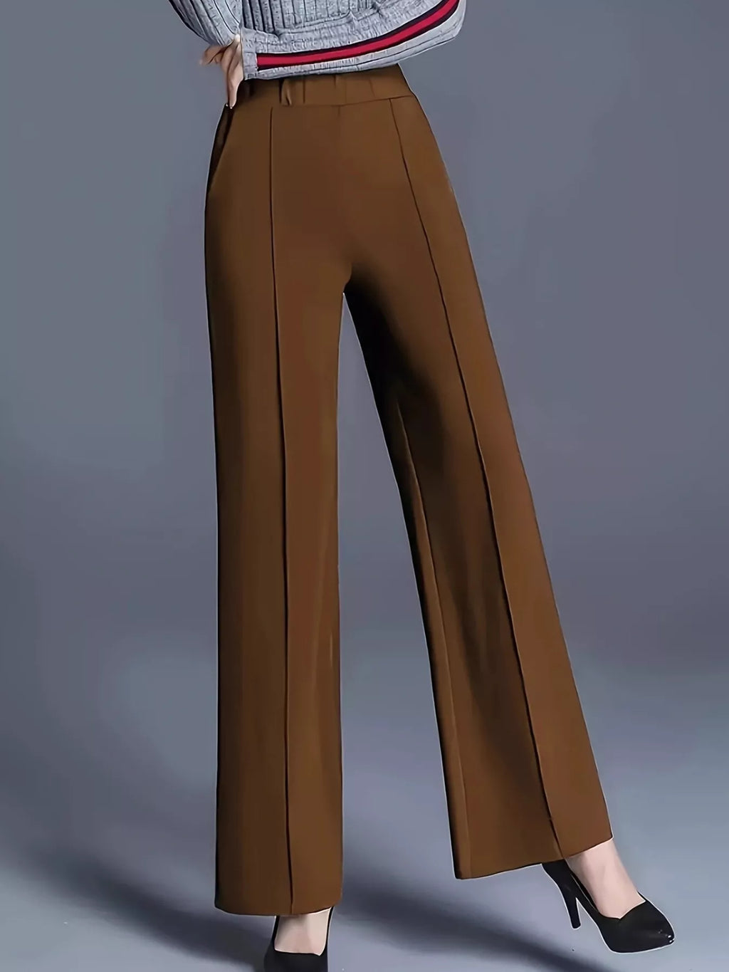 High-Waisted Wide Leg Pants
