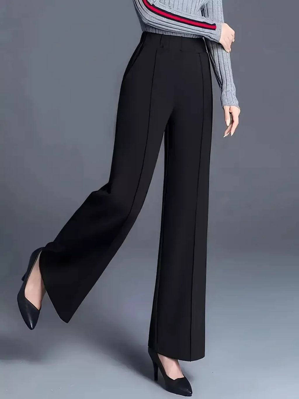 High-Waisted Wide Leg Pants