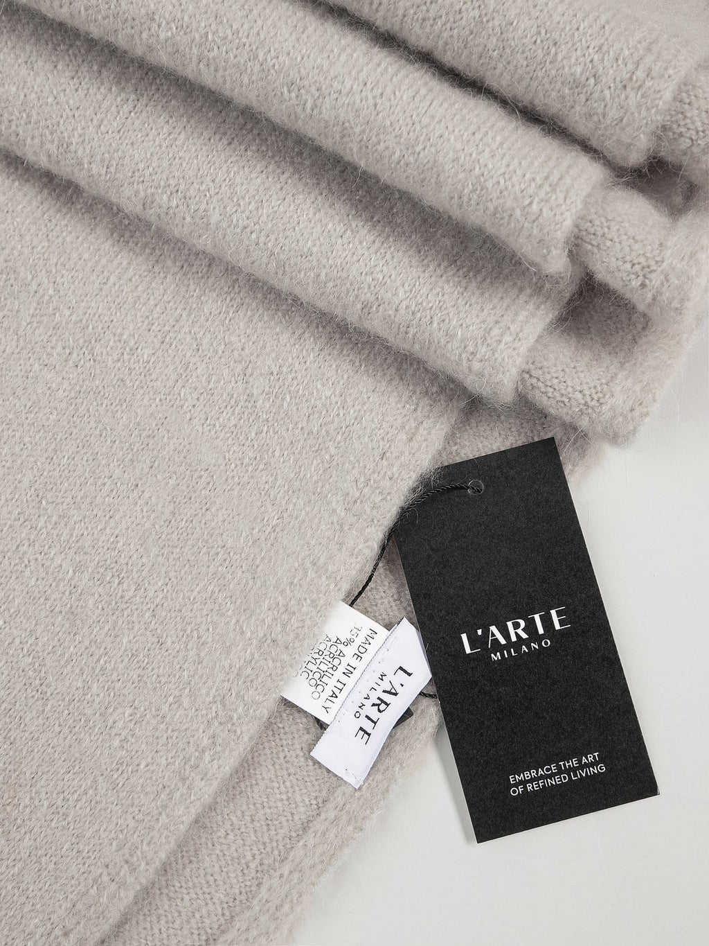 Scarf with Baby alpaca wool-3