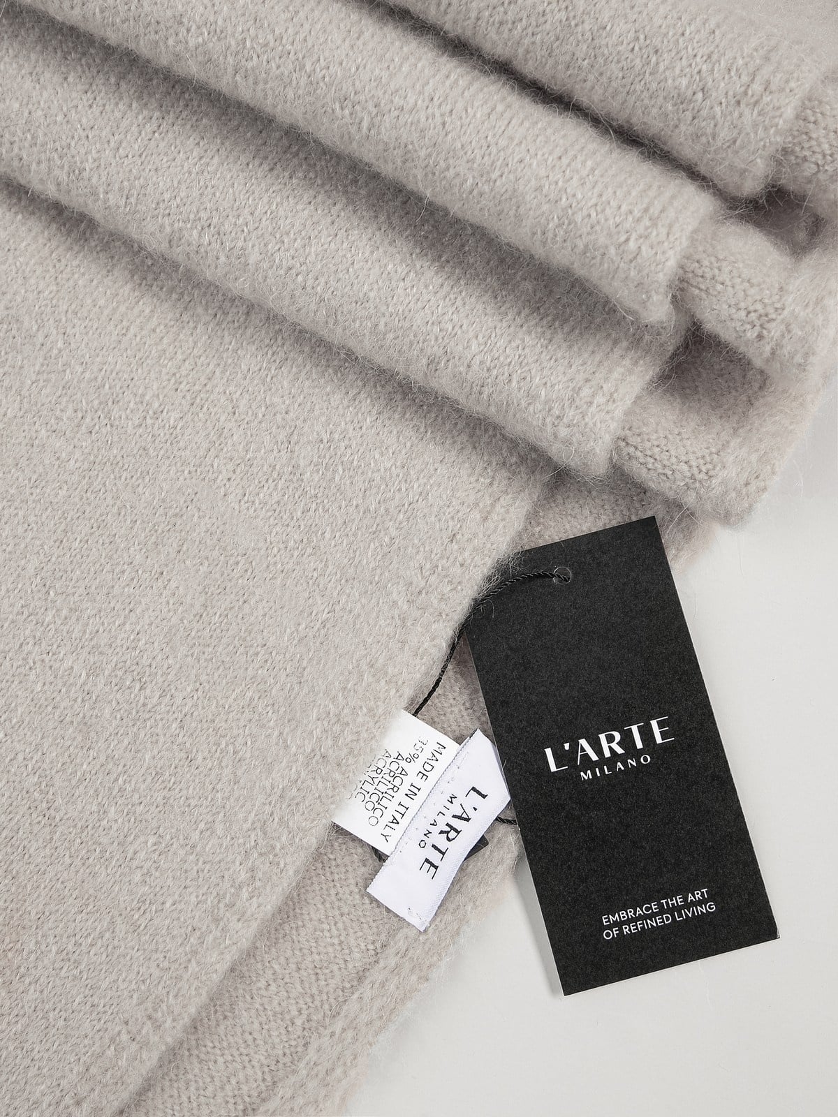 Scarf with Baby alpaca wool-3