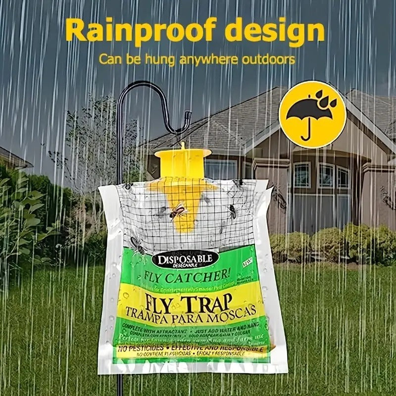 Outdoor  Fly Trap Bag The Ultimate Fly Eradicator Plants Fly Control