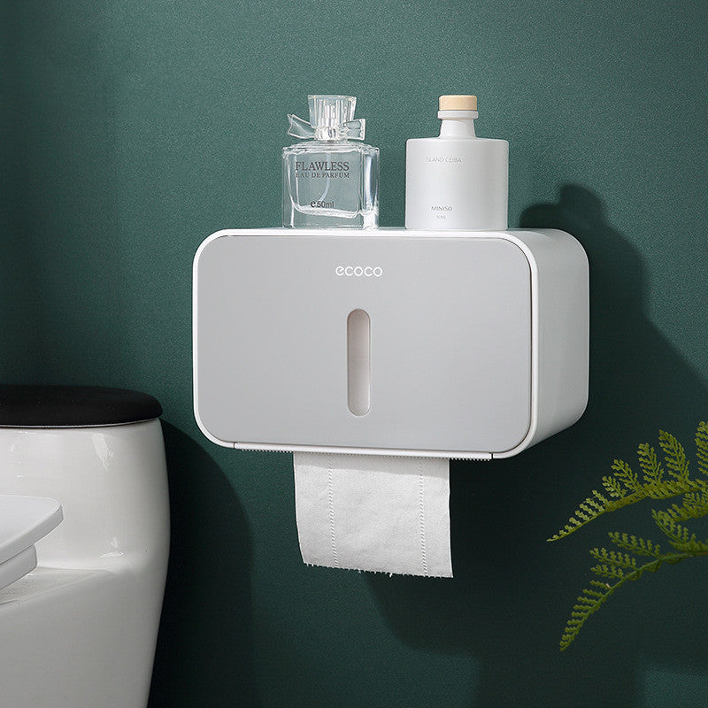 Wall-mounted non-perforated sanitary paper box