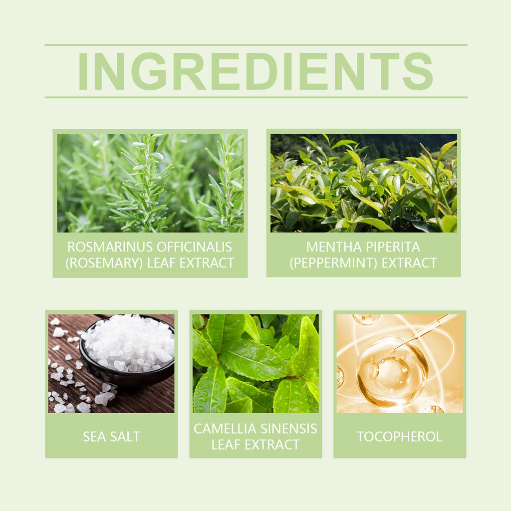 Wiyun Rosemary Scalp Scrub, A Gentle Scalp Treatment That Cleanses Exfoliates, Nourishes, Softens And Strengthens Hair