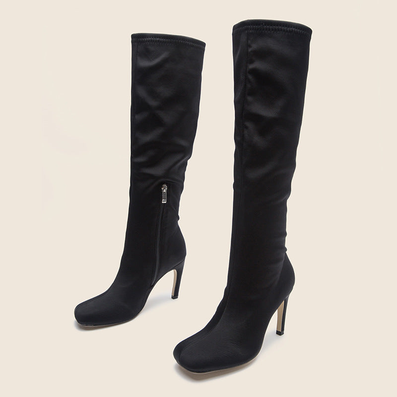 Oversized Widened Knee Length Cavalry Boots