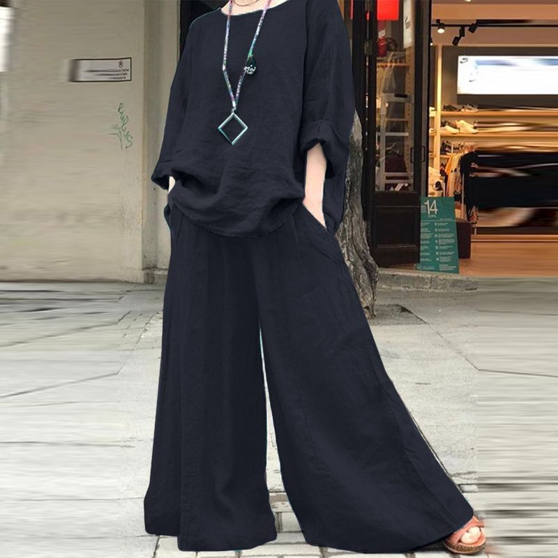 Women's Fashion Casual Loose Solid Color Suit