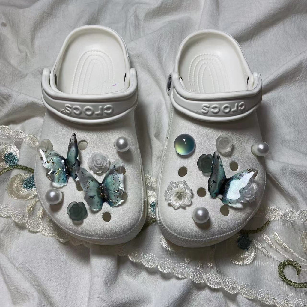 Flower Shoe Buckle Accessories Upper Decoration