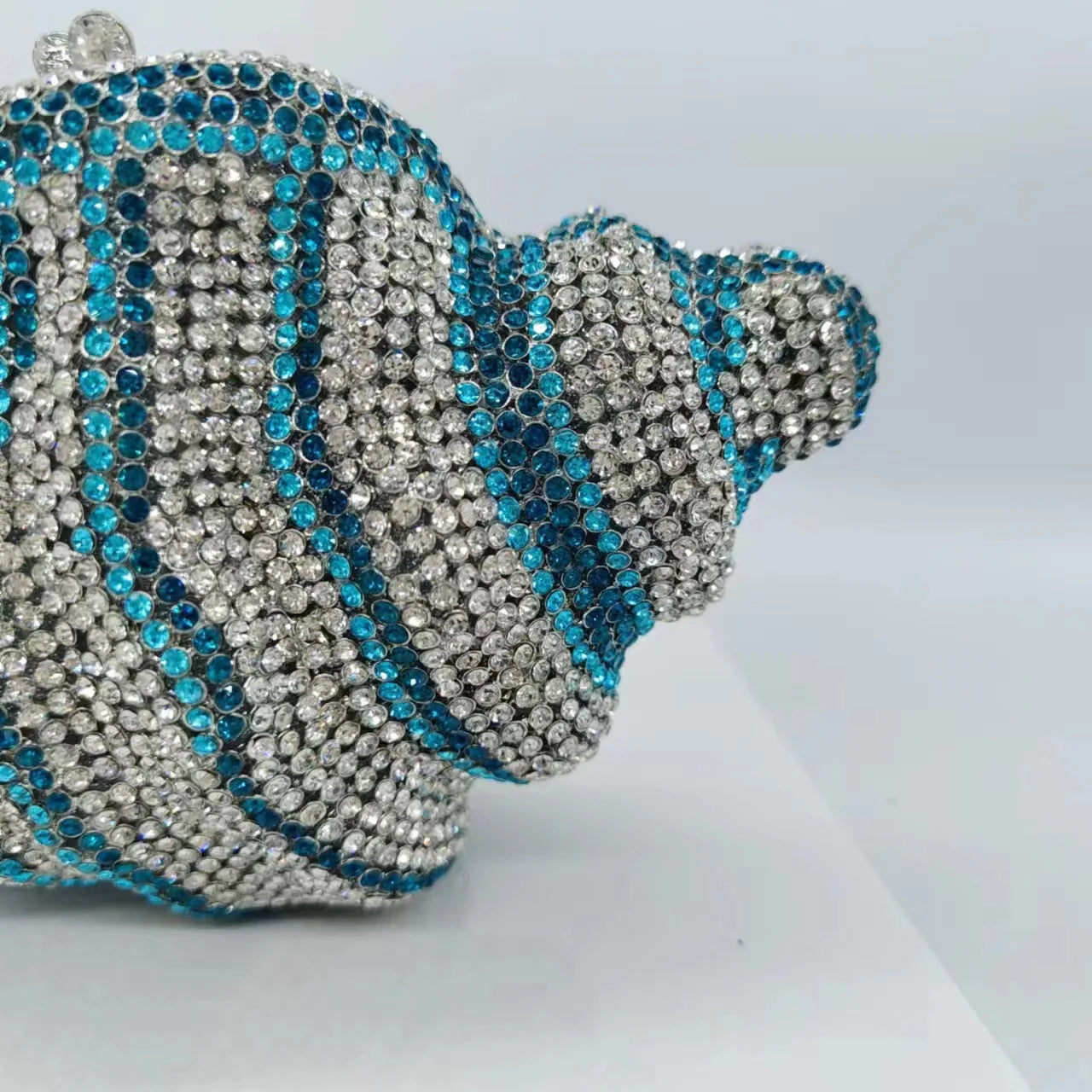 Gold Rhinestone Bag Formal Clutches Crystal Handbags Customized Color Diamond Women Prom Dinner Purses Conch Minaud