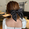 Girl Sweet High Bow Hair Ring Head Rope Rubber Band Net Red Simple Temperament Headdress