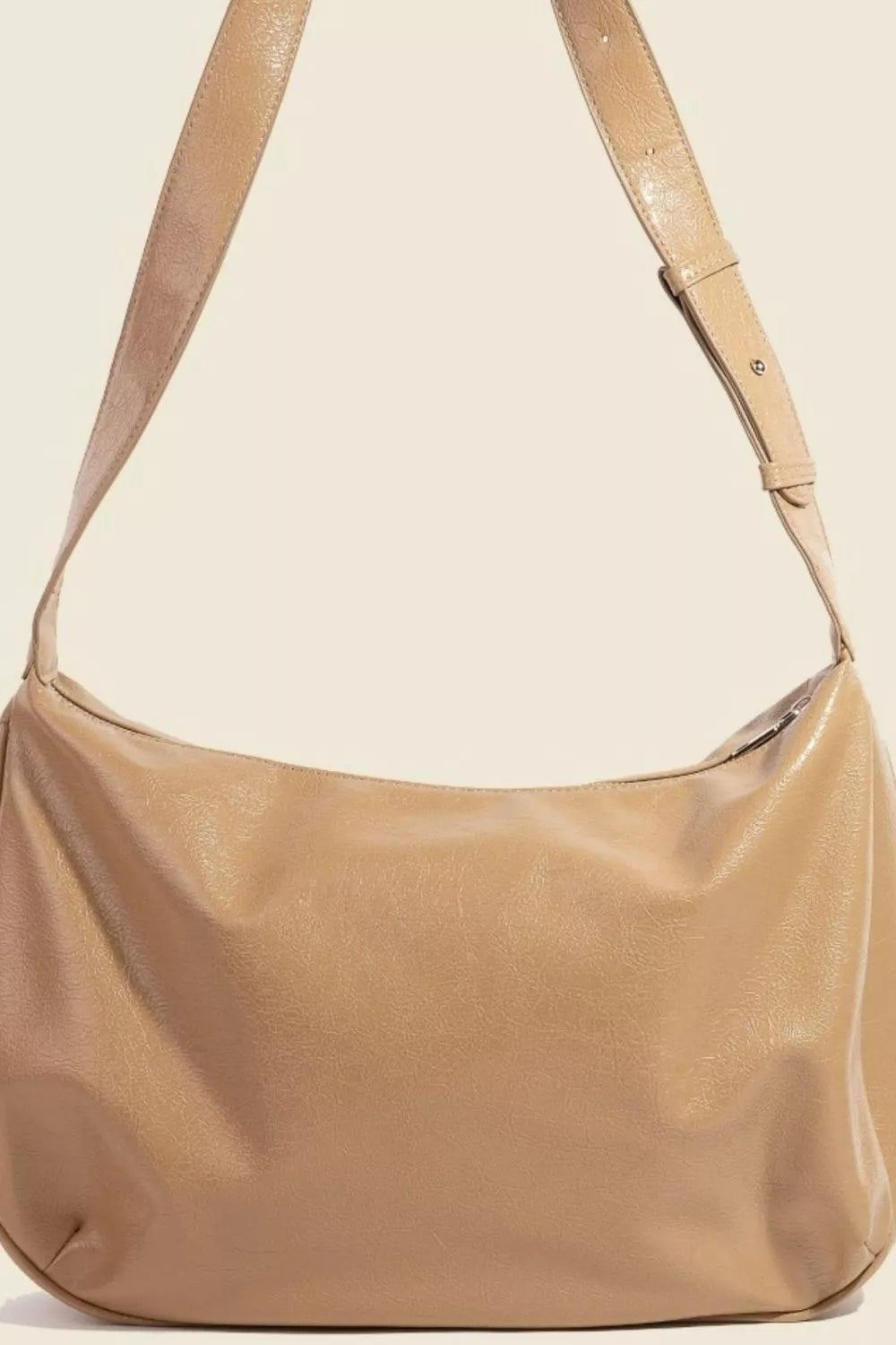 Fame Faux Leather Hobo Crescent Shoulder Bag