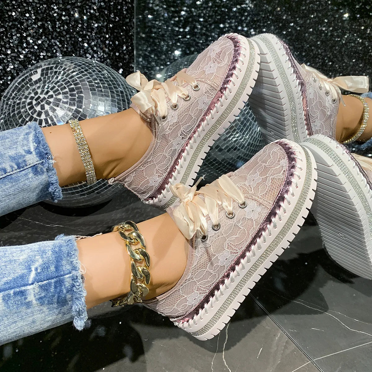 Round Toe Platform Loafers