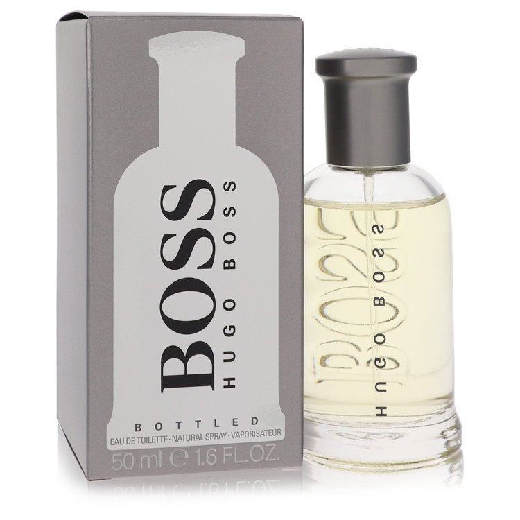 Hugo Boss Boss Bottled Eau de Toilette — 1.6 oz · Grey box
