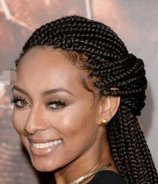 African Black Dirty Scorpion Braid Wig