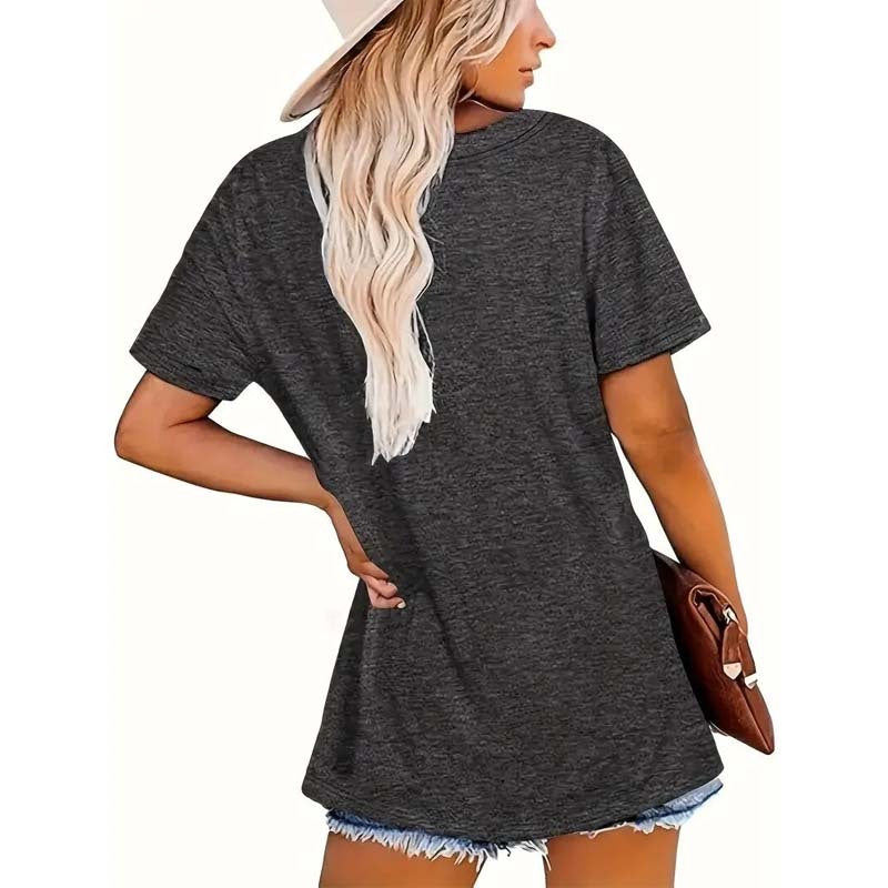 Sunrise Print Round Neck T-Shirt