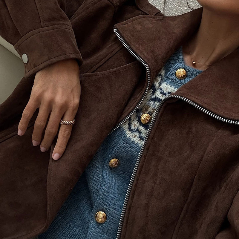 Women's Casual Zip Up Jacket