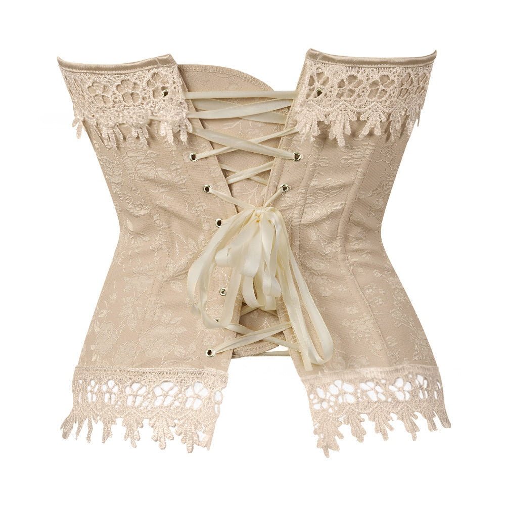 Women Steampunk Corsets Gothic Clothing Overbust Waist Trainer Bustier Tops Burlesque Corsages Vintage Lace Up Boned Corselet