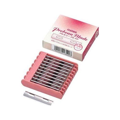 Feather Preview Blade 10 X 5 Safety Razor Haircut Cape Semi-Circular