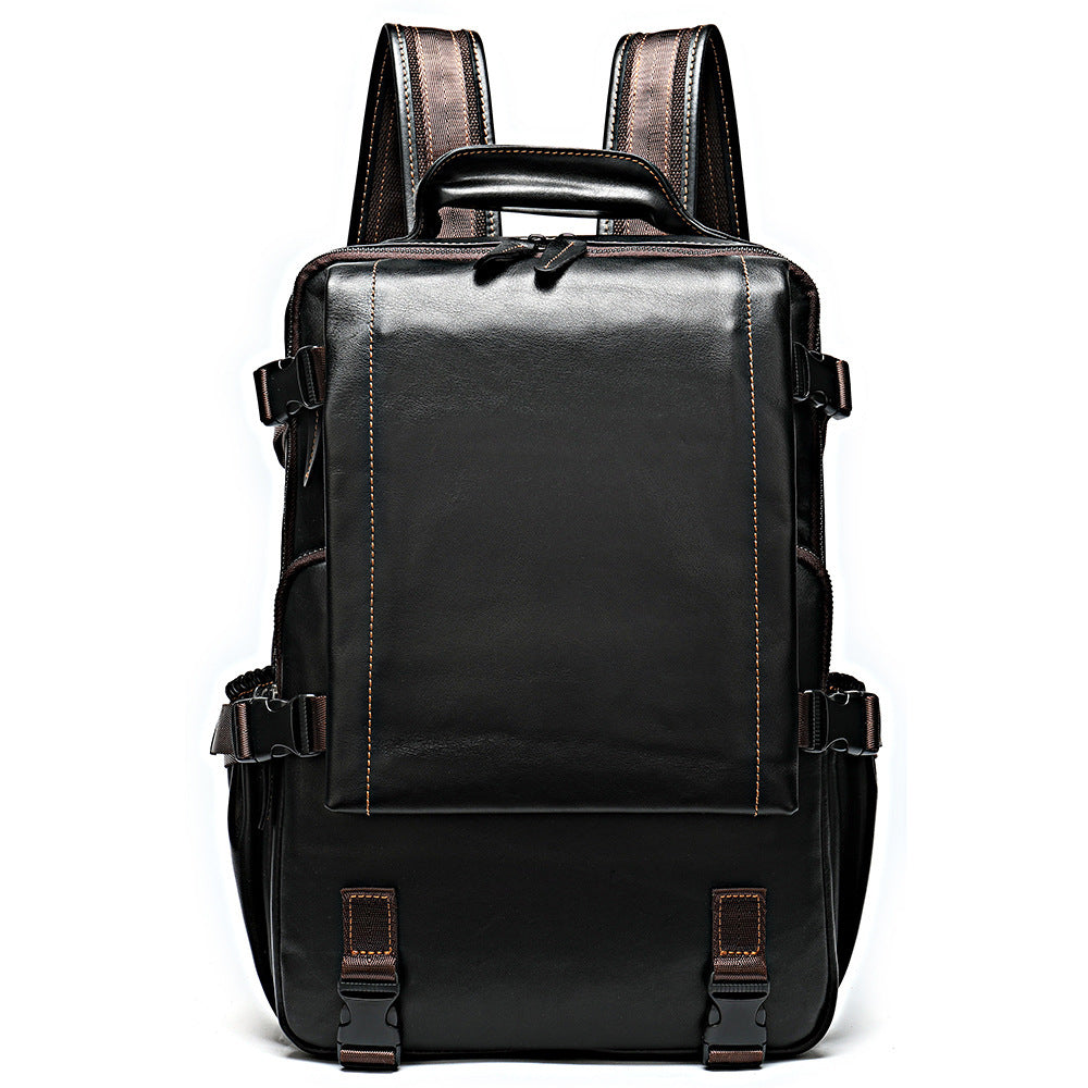 Men's Retro Fashion Leather Backpack