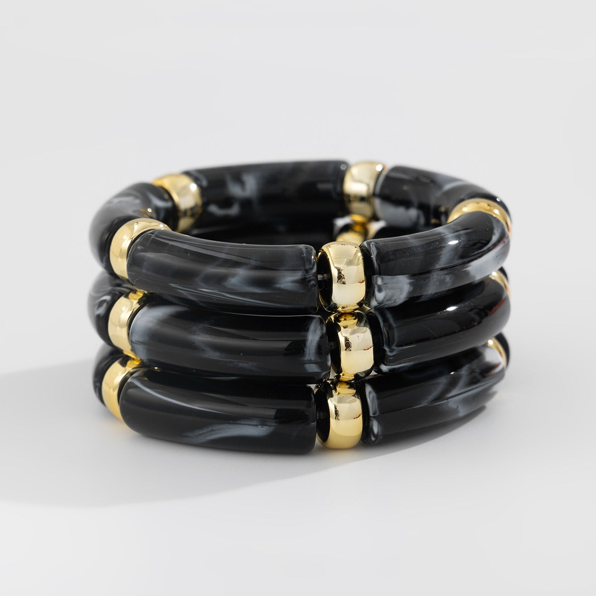 Light Luxury Beaded Bamboo Bracelet