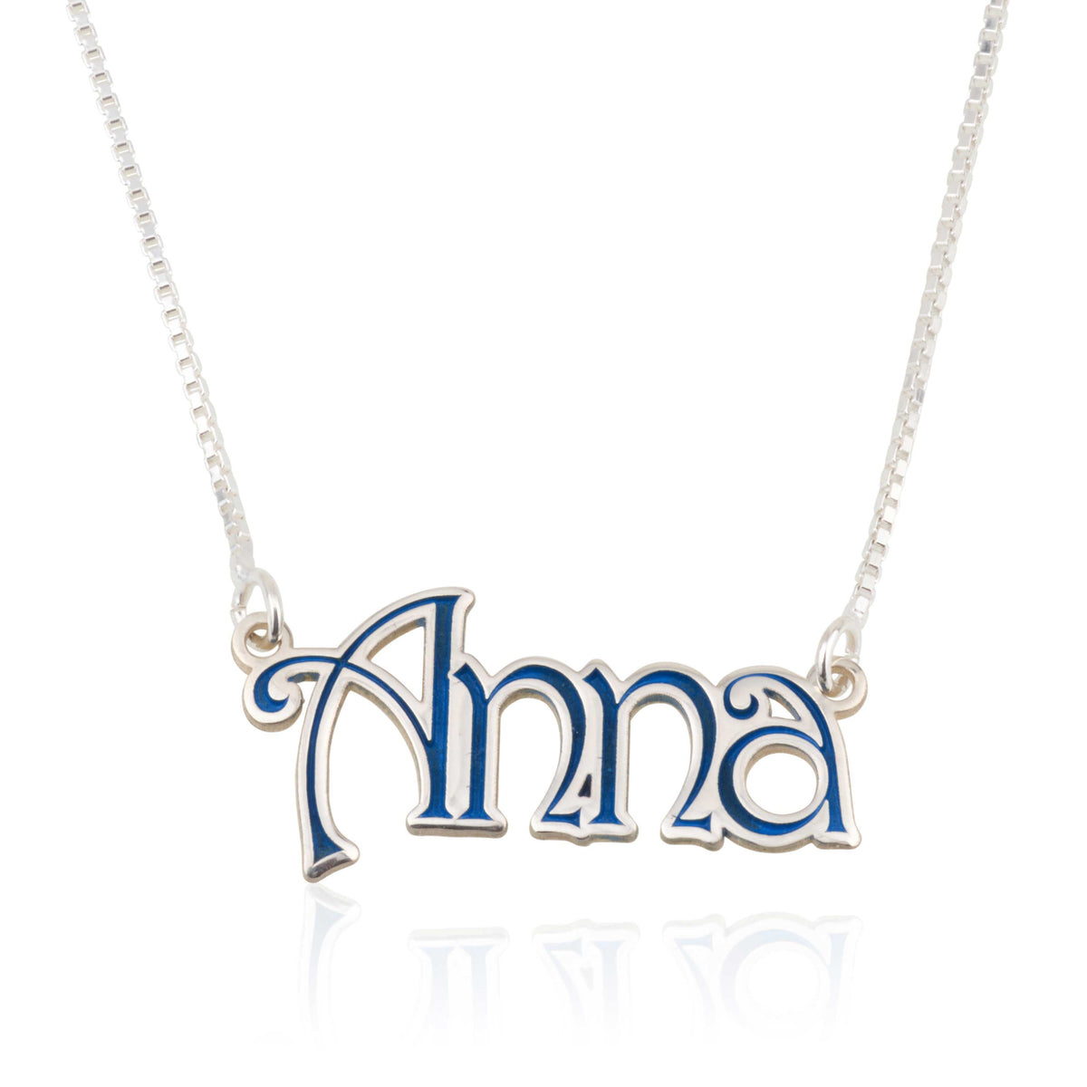 Custom Colorful Name Plate Necklace