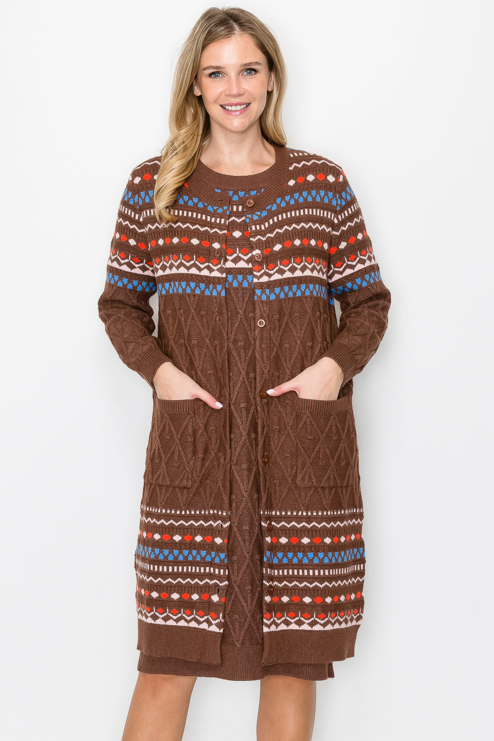 Sammie Stretch Knitted Sweater Dress-4