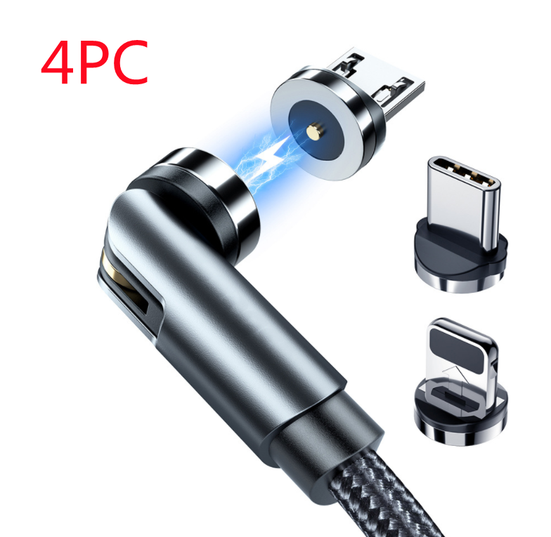 "Essager 360° Rotating Magnetic USB Charging Cable for Android & Apple and Type C