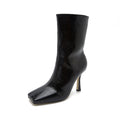 Autumn New High Heel Women's Boots Square Head Thin Heel Fashion Boots