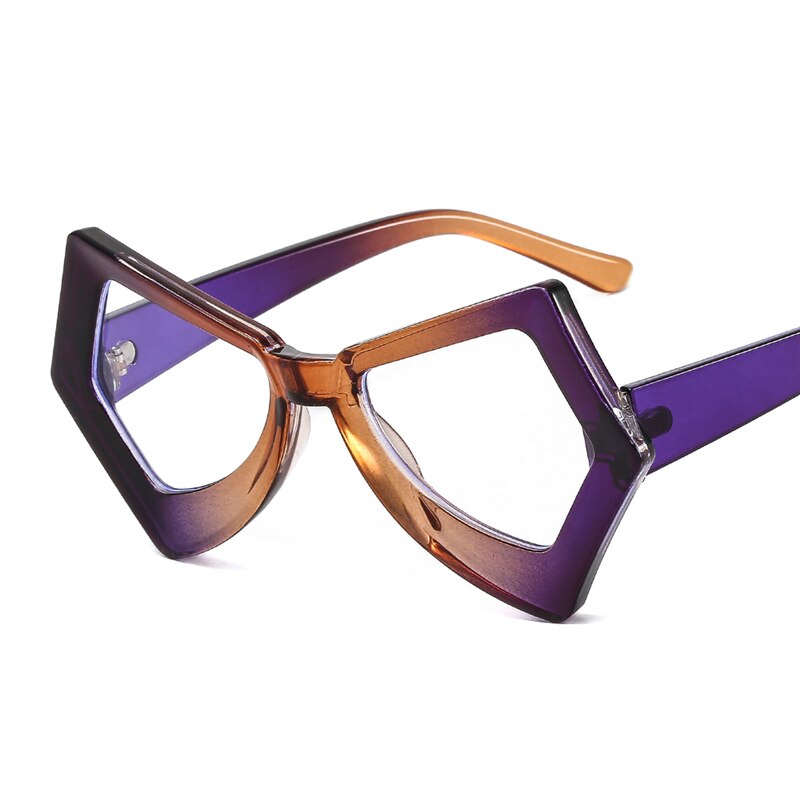 Trendy Irregular Sunglasses Women Men UV400 Punk Sun Glasses Personality Shades Fashion Eyewear Colorful Eyeglasses