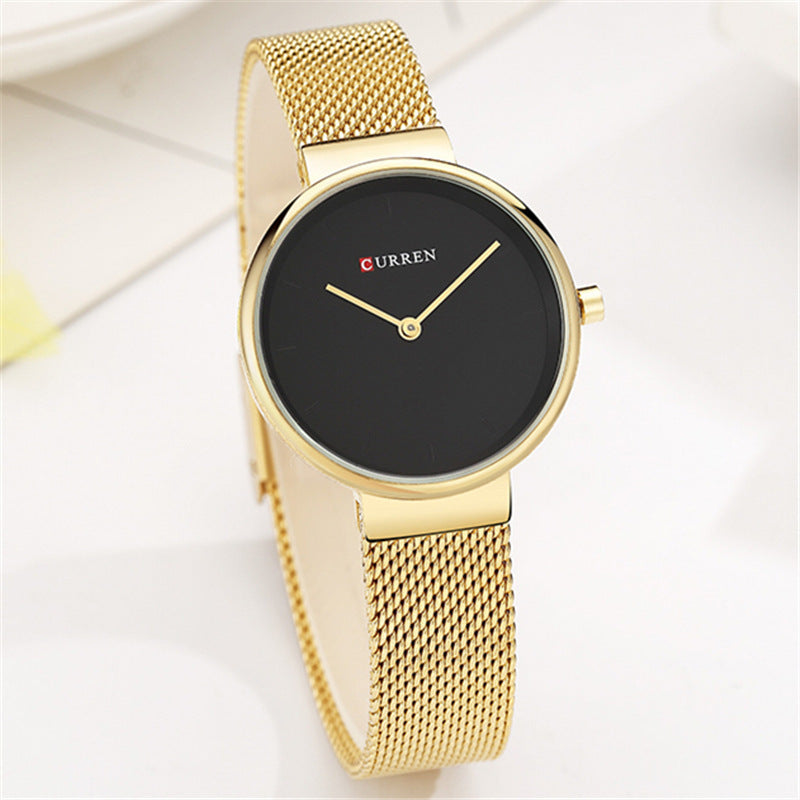 Women's Mesh Belt Quartz Watch