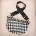 Layla Woven Checkered Crossbody Sling Bag-5