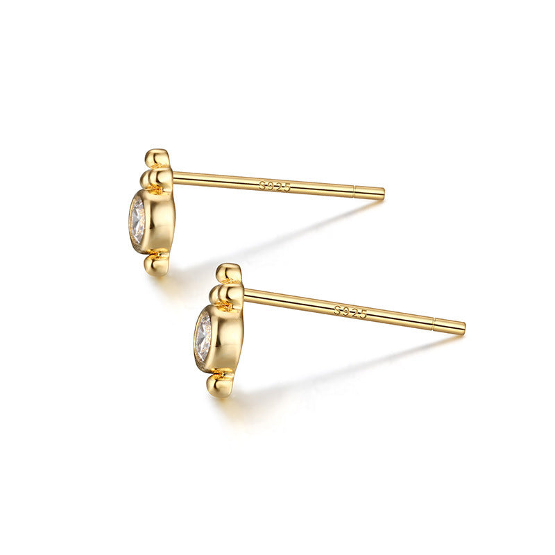 925 sterling silver plated earrings