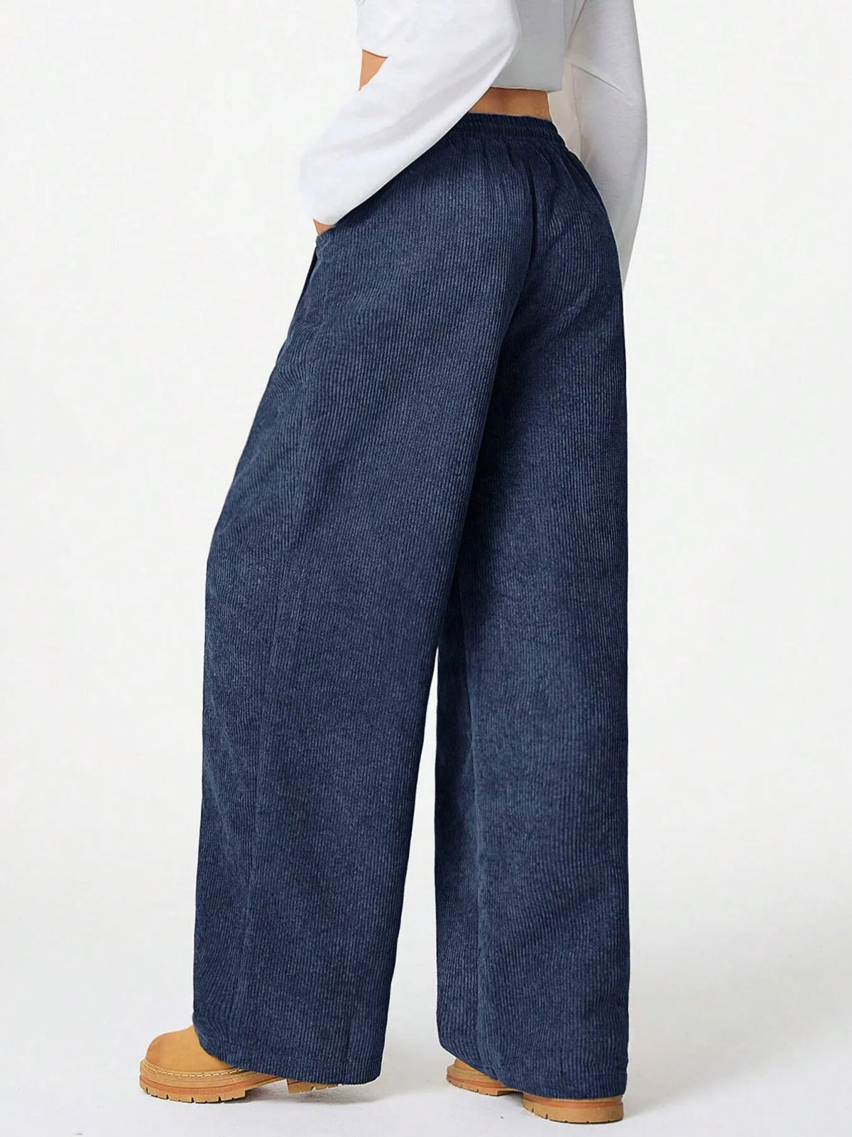 Wide Leg Drawstring Pants