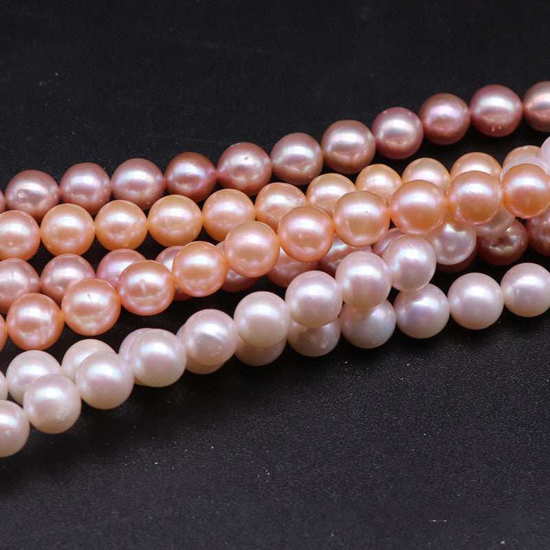 Nearly Round Naked Beads Pearl Loose Beads