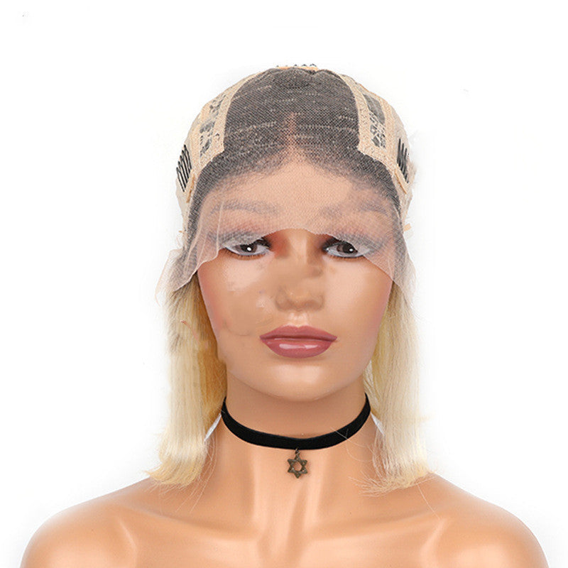 Hand-Woven Lace Human Hair Wig