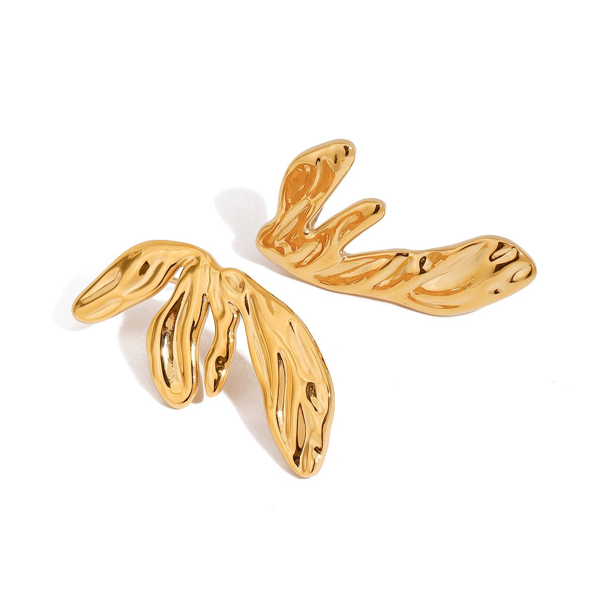 Geometric Wing Drop Earrings