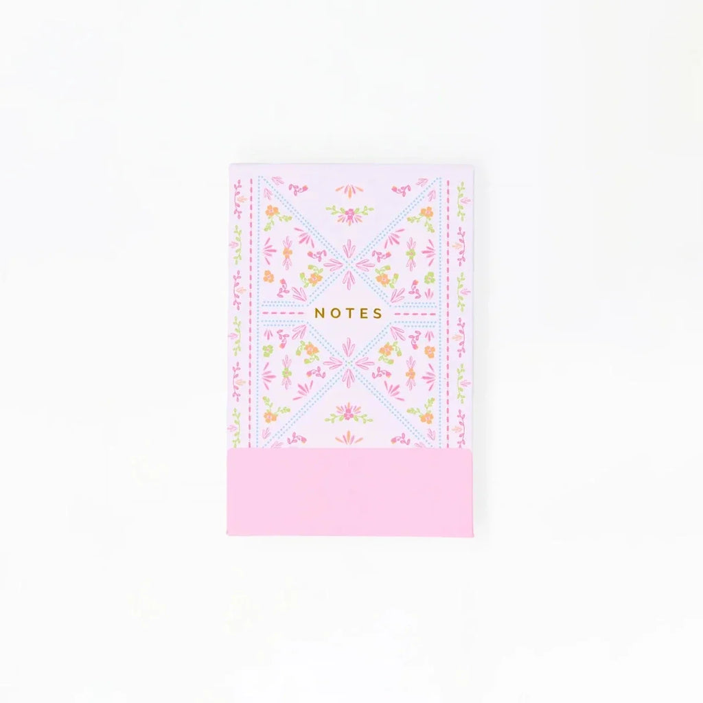 Flip Notepad: Floral Stitch