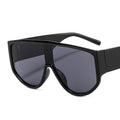 Sunglasses with colorful large frame, personalized retro sunglasses, integrated lenses, sunglasses