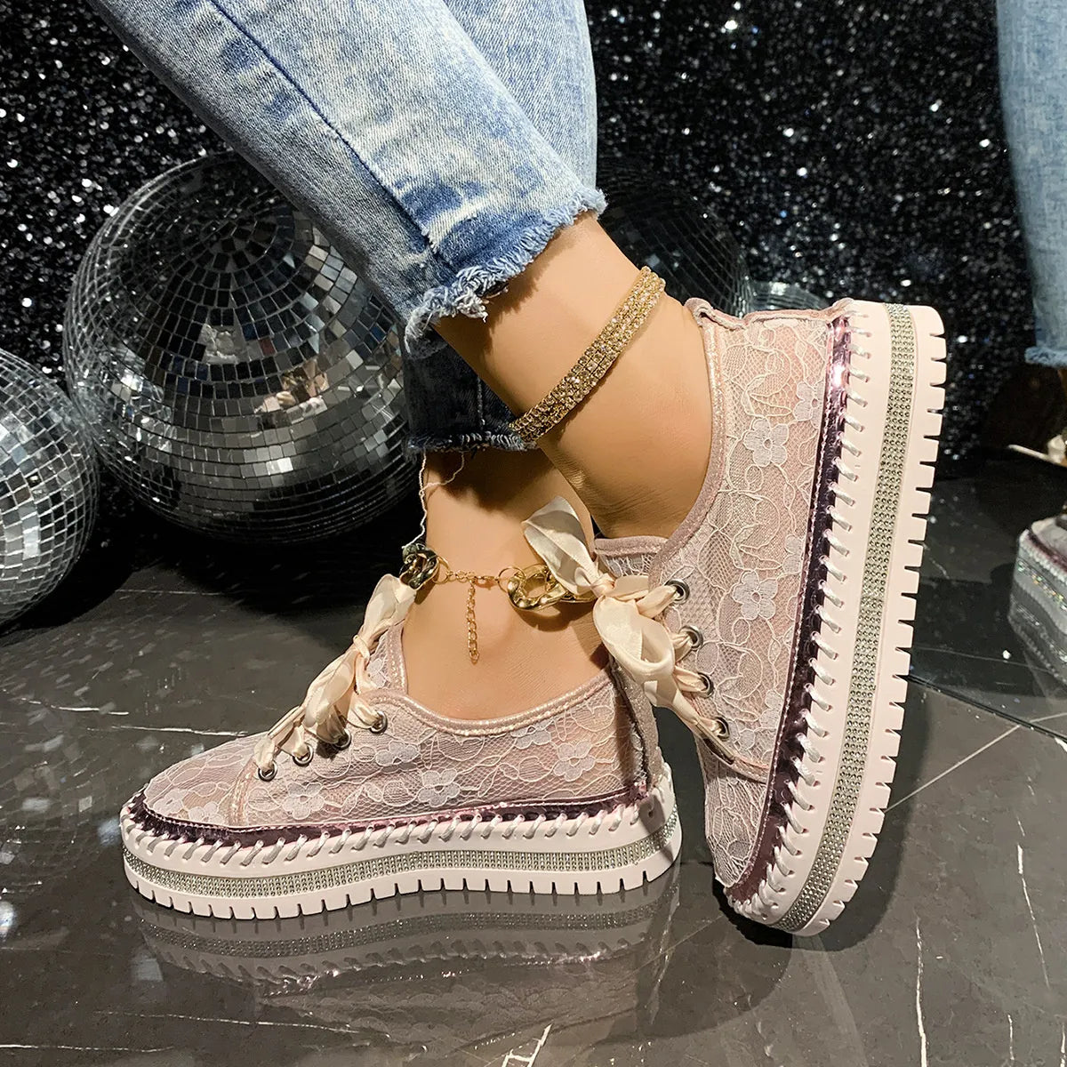 Round Toe Platform Loafers