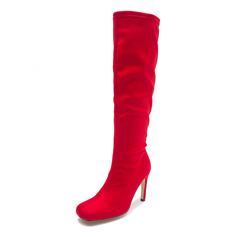 Oversized Widened Knee Length Cavalry Boots