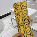 Women's new pointy patent leather super high thin heel thigh high boots snake sexy boots
