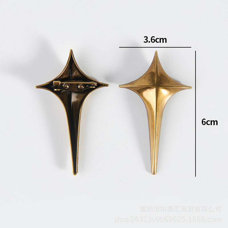 Ins Style Metal Simplicity Brooch